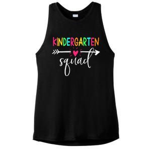 Kindergarten Squad Back To School Team Teacher Student Ladies PosiCharge Tri-Blend Wicking Tank