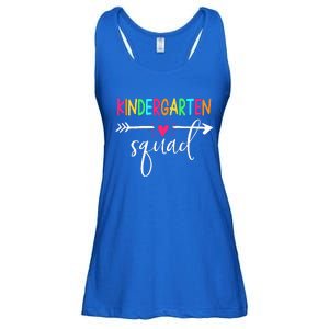 Kindergarten Squad Back To School Team Teacher Student Ladies Essential Flowy Tank