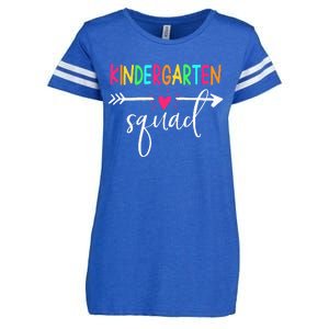 Kindergarten Squad Back To School Team Teacher Student Enza Ladies Jersey Football T-Shirt