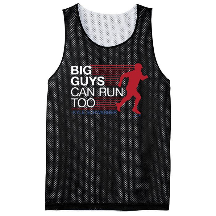 Kyle Schwarber Big Guys Can Run Too Mesh Reversible Basketball Jersey Tank