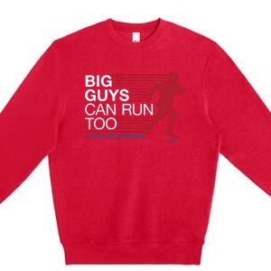 Kyle Schwarber Big Guys Can Run Too Premium Crewneck Sweatshirt