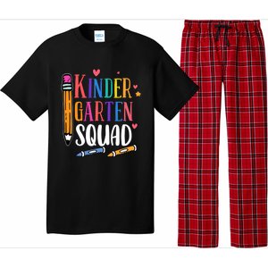 Kindergarten Squad Back To School Kindergarten Teacher Gift Pajama Set