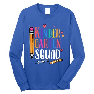 Kindergarten Squad Back To School Kindergarten Teacher Gift Long Sleeve Shirt