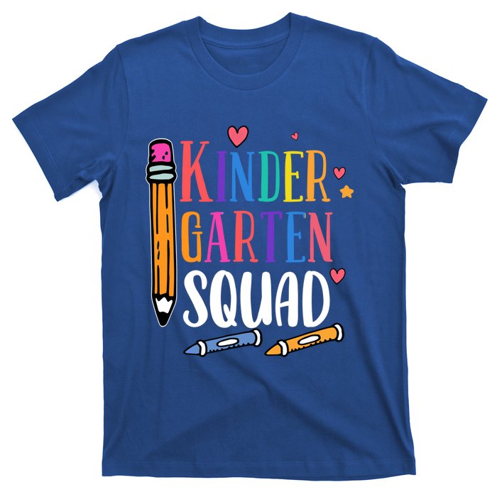 Kindergarten Squad Back To School Kindergarten Teacher Gift T-Shirt