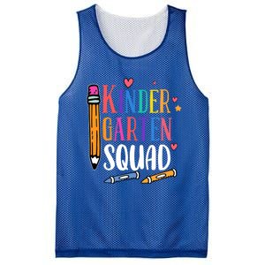 Kindergarten Squad Back To School Kindergarten Teacher Gift Mesh Reversible Basketball Jersey Tank