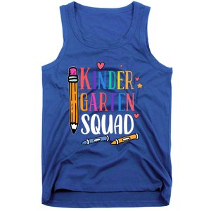 Kindergarten Squad Back To School Kindergarten Teacher Gift Tank Top