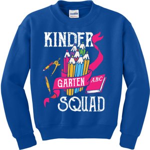 Kindergarten Squad Cute Kindergarten Gift Kids Sweatshirt