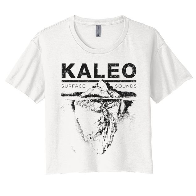 Kaleo Surface Crest Women's Crop Top Tee