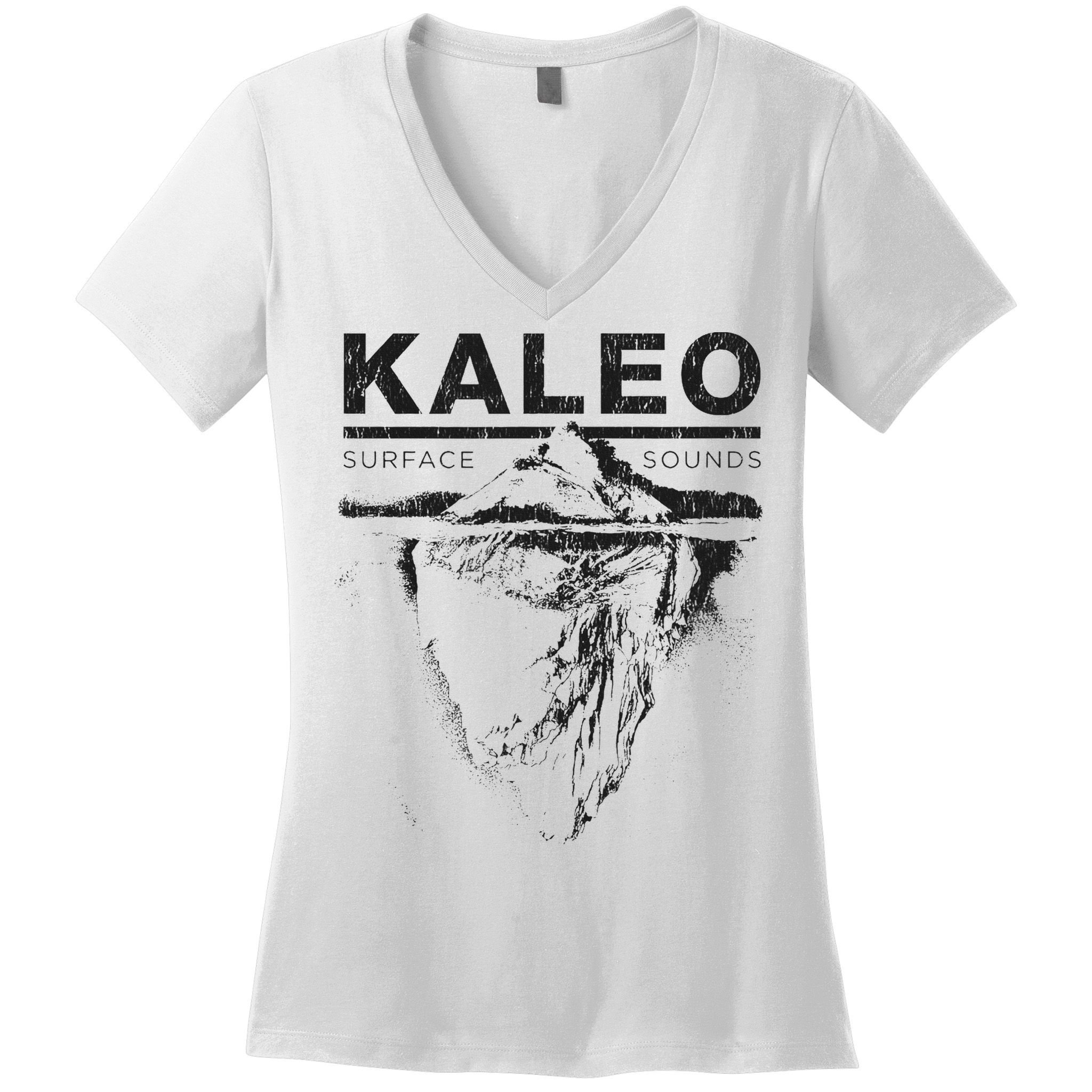 Kaleo Surface Crest Women's V-Neck T-Shirt