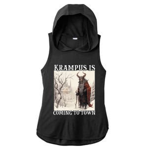 Krampus Santa Claus T Bavarian Legendary Figure Kramperl Ladies PosiCharge Tri-Blend Wicking Draft Hoodie Tank