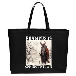 Krampus Santa Claus T Bavarian Legendary Figure Kramperl Cotton Canvas Jumbo Tote