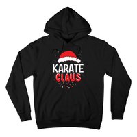 Karate Santa Claus Christmas Matching Costume Hoodie