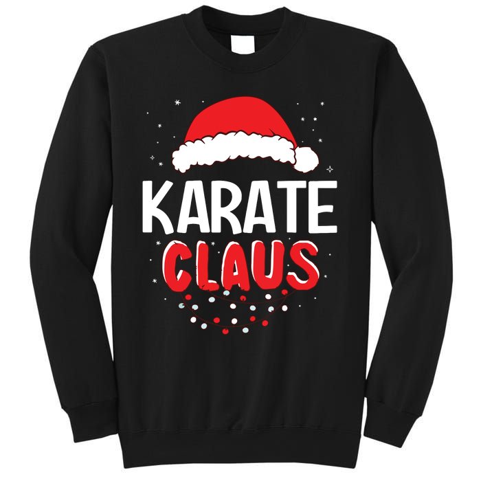 Karate Santa Claus Christmas Matching Costume Sweatshirt