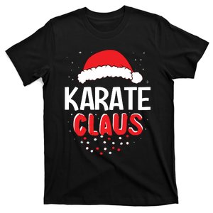 Karate Santa Claus Christmas Matching Costume T-Shirt