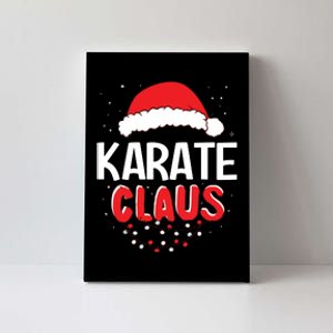 Karate Santa Claus Christmas Matching Costume Canvas