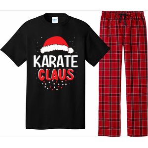 Karate Santa Claus Christmas Matching Costume Pajama Set