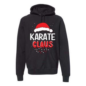 Karate Santa Claus Christmas Matching Costume Premium Hoodie