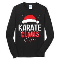 Karate Santa Claus Christmas Matching Costume Tall Long Sleeve T-Shirt