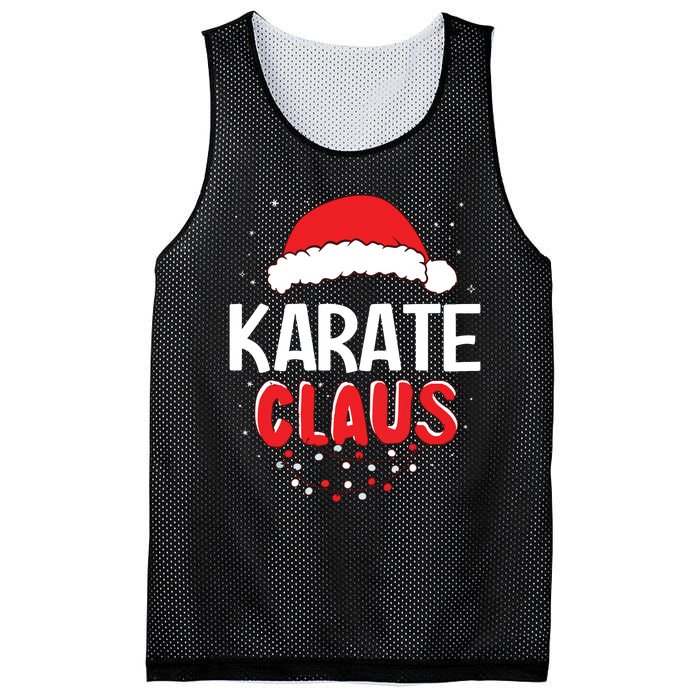 Karate Santa Claus Christmas Matching Costume Mesh Reversible Basketball Jersey Tank