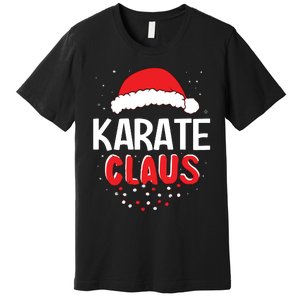 Karate Santa Claus Christmas Matching Costume Premium T-Shirt