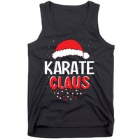 Karate Santa Claus Christmas Matching Costume Tank Top