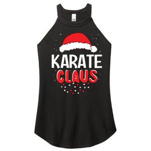 Karate Santa Claus Christmas Matching Costume Women's Perfect Tri Rocker Tank