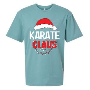 Karate Santa Claus Christmas Matching Costume Sueded Cloud Jersey T-Shirt