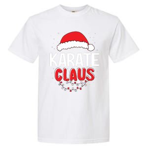 Karate Santa Claus Christmas Matching Costume Garment-Dyed Heavyweight T-Shirt