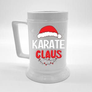 Karate Santa Claus Christmas Matching Costume Beer Stein