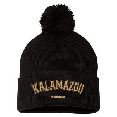 Kalamazoo Sports College Style On Kalamazoo Pom Pom 12in Knit Beanie