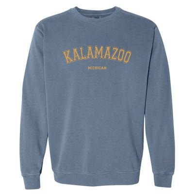 Kalamazoo Sports College Style On Kalamazoo Garment-Dyed Sweatshirt