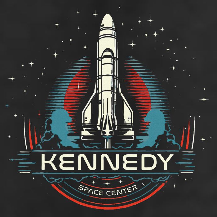 Kennedy Space Center Merritt Island Florida Shuttle Cool Comfort Performance Bucket Hat