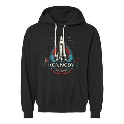 Kennedy Space Center Merritt Island Florida Shuttle Garment-Dyed Fleece Hoodie