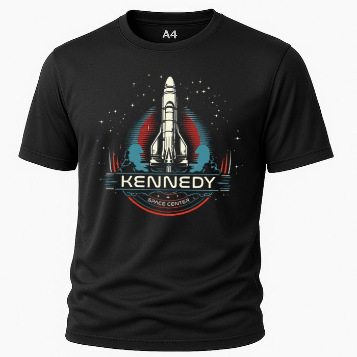 Kennedy Space Center Merritt Island Florida Shuttle Cooling Performance Crew T-Shirt