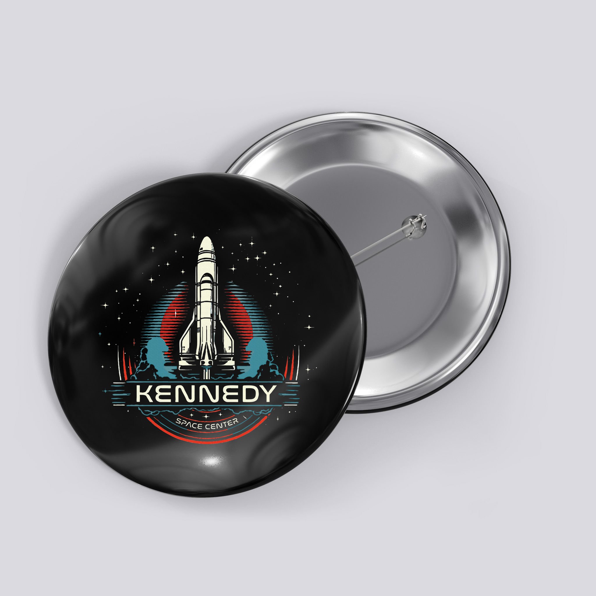 Kennedy Space Center Merritt Island Florida Shuttle Button