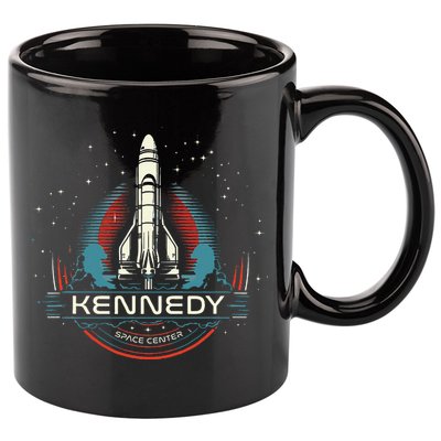 Kennedy Space Center Merritt Island Florida Shuttle 11oz C Handle Ceramic Mug