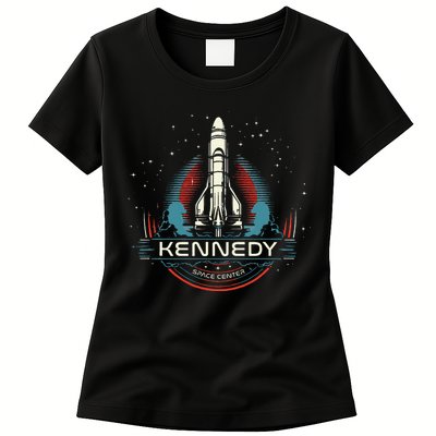 Kennedy Space Center Merritt Island Florida Shuttle Womens T-Shirt