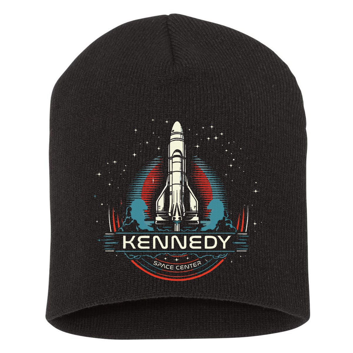 Kennedy Space Center Merritt Island Florida Shuttle Short Acrylic Beanie