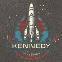 Kennedy Space Center Merritt Island Florida Shuttle Cotton Canvas Backpack