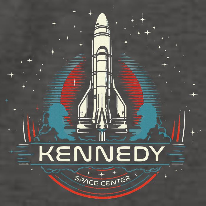 Kennedy Space Center Merritt Island Florida Shuttle Vector Backpack