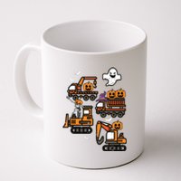 Kids Spooky Construction Trucks Halloween Costume Boy Coffee Mug