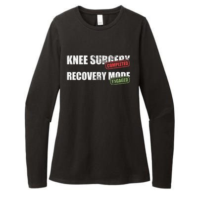 Knee Surgery Completed Recovery Mode Knee Replacement Womens CVC Long Sleeve Shirt