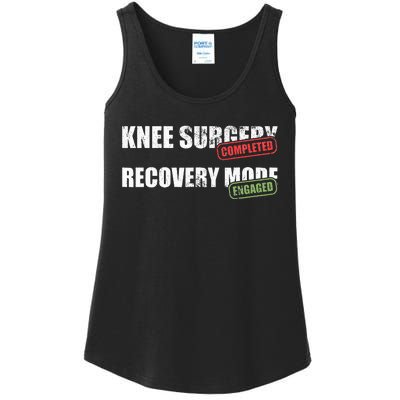 Knee Surgery Completed Recovery Mode Knee Replacement Ladies Essential Tank