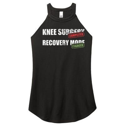 Knee Surgery Completed Recovery Mode Knee Replacement Women's Perfect Tri Rocker Tank