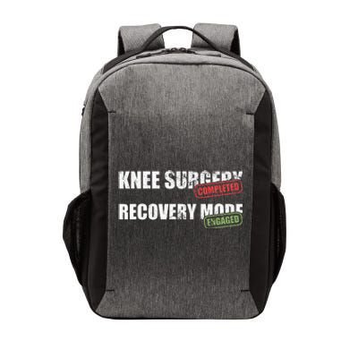 Knee Surgery Completed Recovery Mode Knee Replacement Vector Backpack