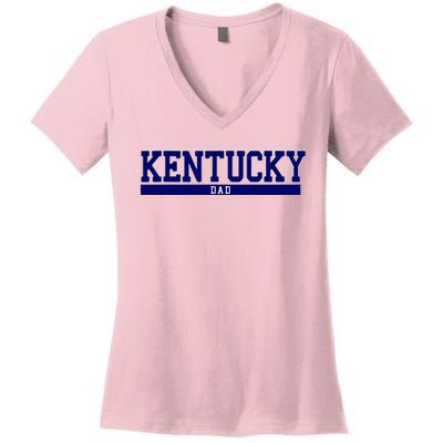 Kentucky State Dad Sports Women's V-Neck T-Shirt