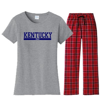 Kentucky State Dad Sports Women's Flannel Pajama Set