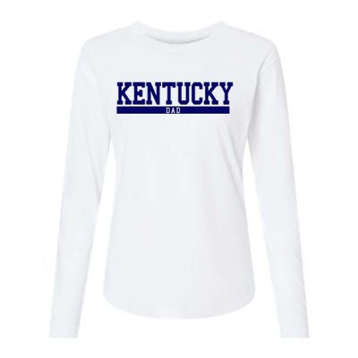 Kentucky State Dad Sports Womens Cotton Relaxed Long Sleeve T-Shirt