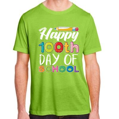 Kindergarten School Drawing Gift 100 Days Of School Gift Adult ChromaSoft Performance T-Shirt