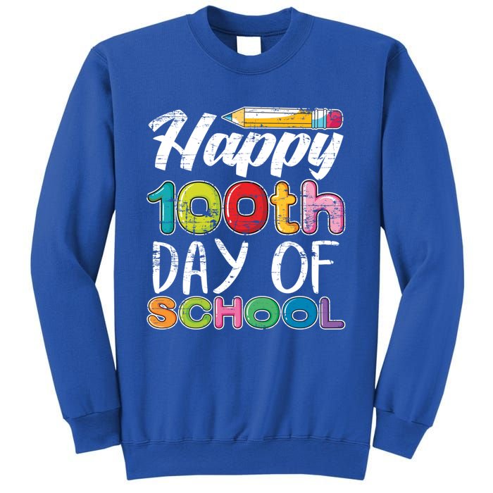 Kindergarten School Drawing Gift 100 Days Of School Gift Sweatshirt